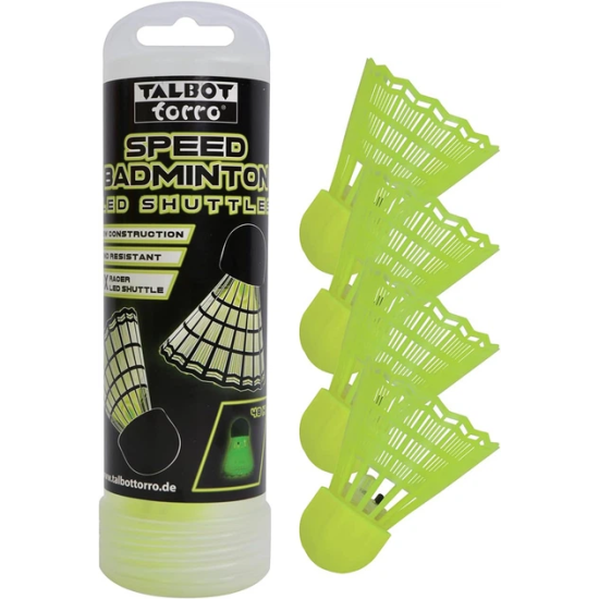 Купить Спидминтон  воланы Talbot Led Replacement Shuttles in tube 4шт. в Киеве - фото №1